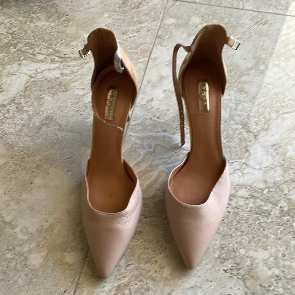 Dusty rose high heels